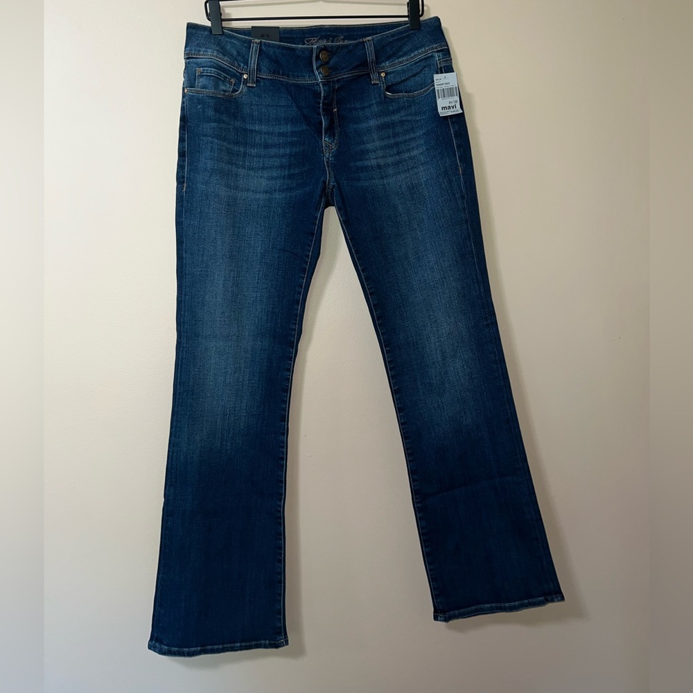 NWT Malin/Mavi Mid Rise Bootcut size 31/32 Dark Blue Washed